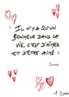 Citation de Sand sur l'amour