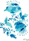 Bouquet bleu